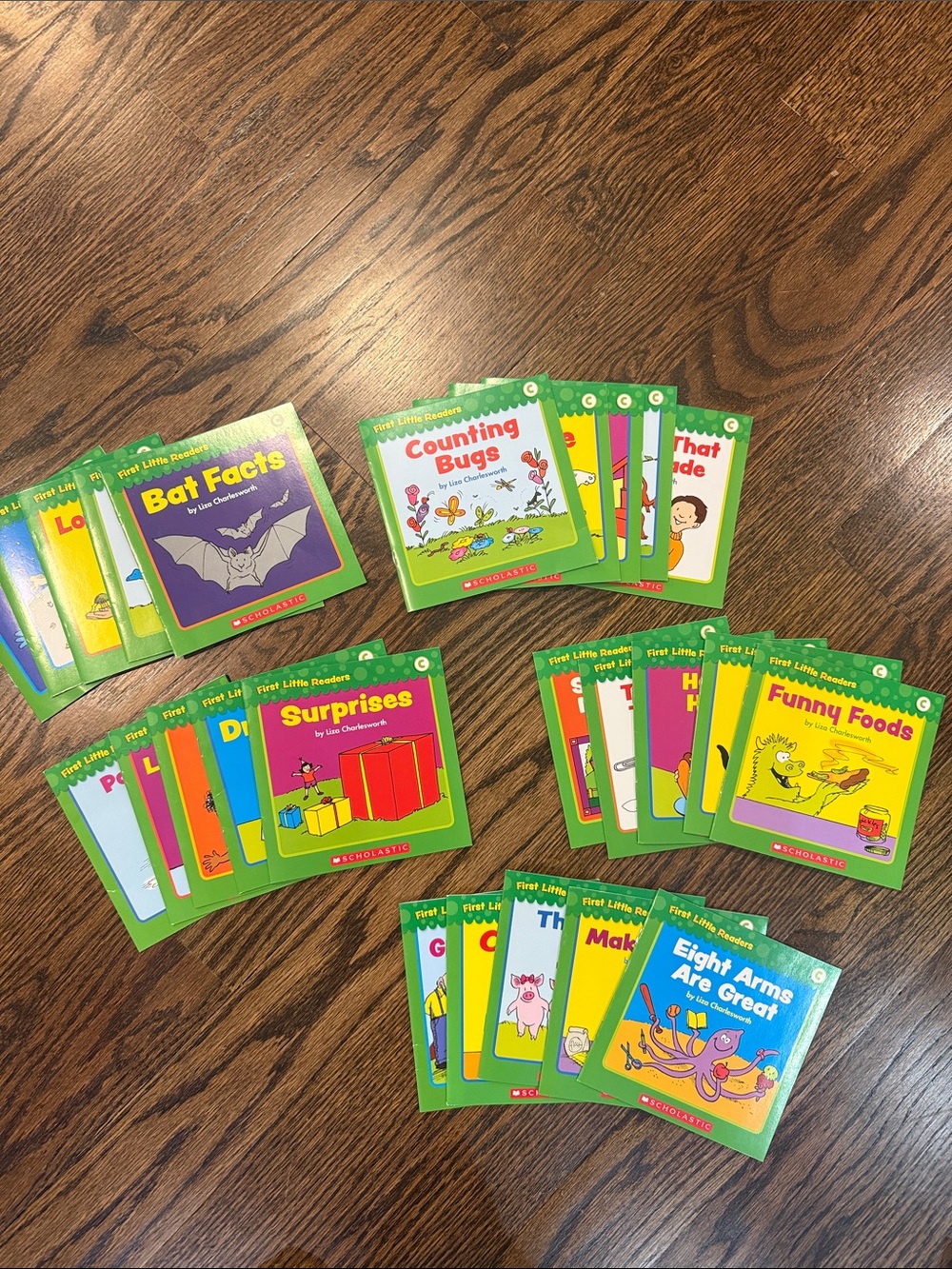 Scholastic First Little Readers Level C, 25 Books Included, PRE K to 2nd